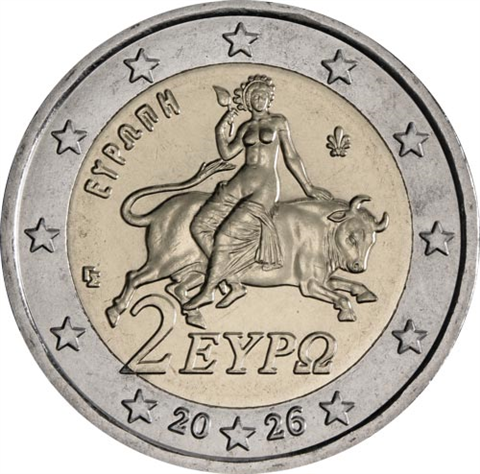 Griechenland-2-euro-2026-stgl-Europa-auf-dem-Stier-RS
