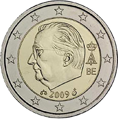 Belgien-2Euro-2009-Albert-RS