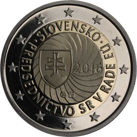 Slowakei-2 Euro-2016-PP-EU-Beitritt-Etui