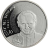 Vatikan-10 Euro-2015-AGPP-10.Todestag des Heiligen Johannes Paul II-VS