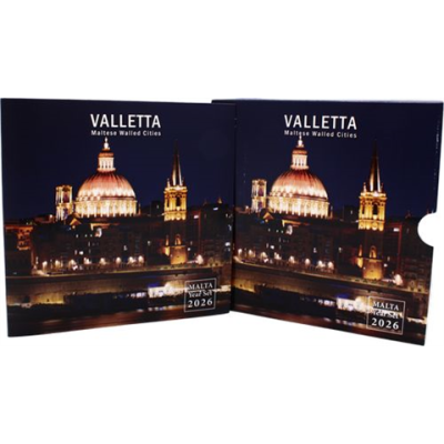 Malta-5,88 Euro-2026-Stgl-KMS Valetta-Folder