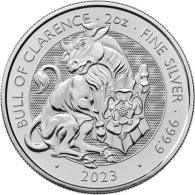 Grossbritannien-2Unzen-Silber-2023-Bull-of-Clarence-RS1