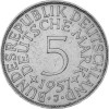 Deutschland 5 DM 1957 J Silberadler