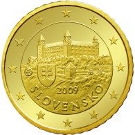 Slowakei 10 Cent 2009 bfr. Burg von Bratislava