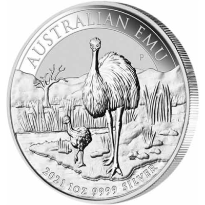 1 Oz Silber EMU 