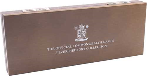 Großbritannien-4x2Pfund-2002-AGstgl-CommonwealthGames-Etui