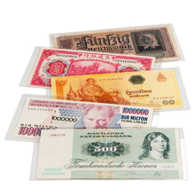 Zubehör für Banknoten 341222 -  Schutzhülle Basic 210