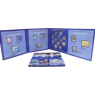 Mix-12x1Euro-Der Euro 2002 mit Briefmarken-Folder