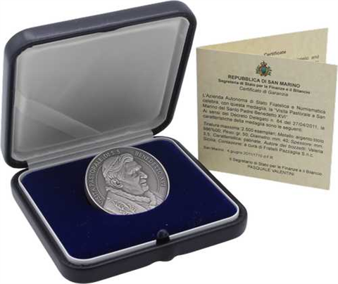 San Marino-19Guigno-2011-AGaf-Papst Benedikt XVI-RS
