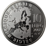 Belgien 10 Euro 2008 BlauerVogel-VS