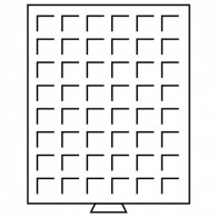 337801 -  Münzenbox MB eckige Einteilungen rauchfarbend 