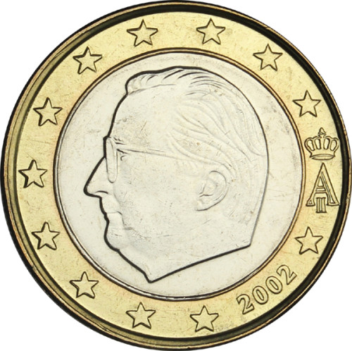 Belgien 1 Euro 2002 bfr. König Albert II.