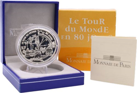 Frankreich-1,5Euro-2005-AGpp-80Jours-Etui