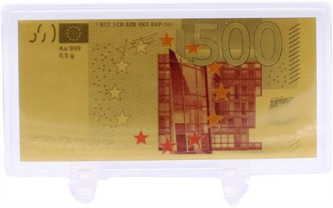 goldtafeln-7x0,5gramm-AUpp-DieEuroBanknoten-Album 