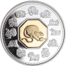 Kanada-15 Dollar-2008-AGpp-Ratte-RS