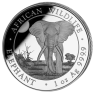 Somalia-100Sh-2025Ag-1oz-Elefant-Silbermünze-RS