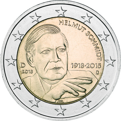 Deutschland-2Euro-2018-Helmut-Schmidt-Münzzeichen-D-RS