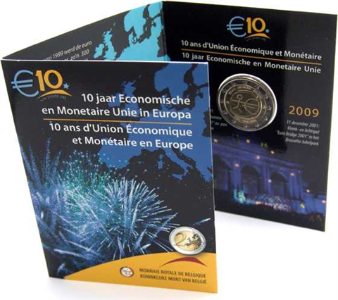 Belgien 2 Euro 2009 stgl. WWU Blister