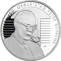 20-Euro-Gedenkmünze 150. Geb. Peter Behrens PP im Folder Silber