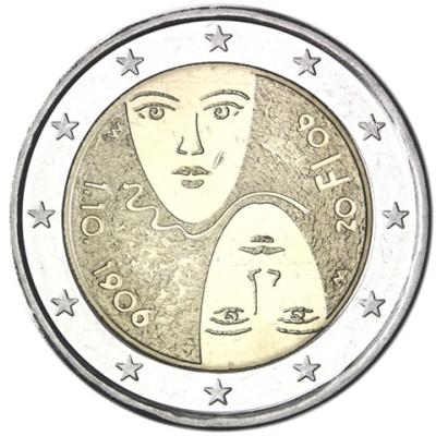 Finnland-2-Euro-2006-bfr-Wahlrecht-Parlamentsreform-RS