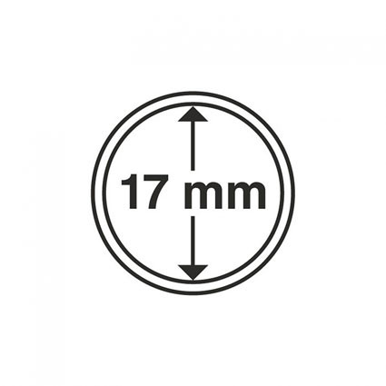 322470 -  10 Münzenkapseln   Innendurchmesser 17 mm