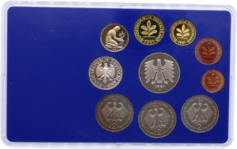 Deutschland-12,68 DM1981-PP-Kurs-Blister-MzzJ-RS