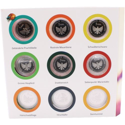 Deutschland-9x5 Euro-2022-2024-PP-Wunderwelt Insekten-VS