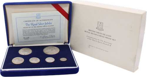 Britische Junferninseln-1,19 Dollar-1977-PP-KMS-Etui