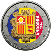 Andorra 2 Euro 2014 bfr Kursmuenze in Farbe (2)