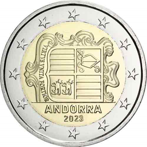 Andorra-2Euro-2023-Staatswappen-RS