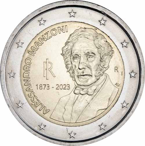 Italien-2Euro-2023-Alessandro-Manzoni-RS