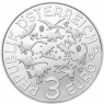 Oesterreich-3-Euro-2021-Deinonychus-II