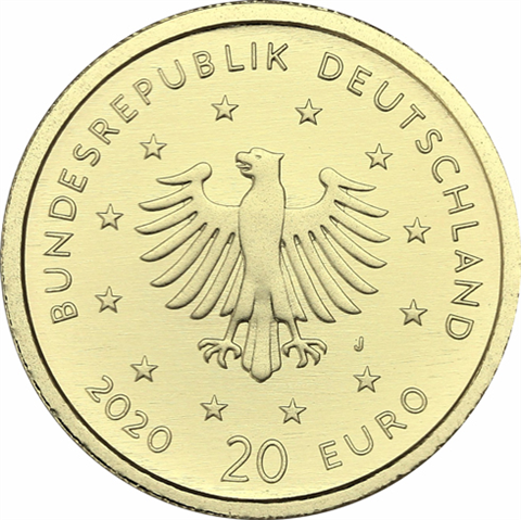 Deutschland-20-Euro-2020-Weißstorch