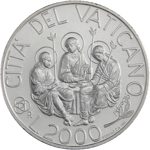 Vatikan-2000Lire-2000-AGstgl-HeiligePforte-RS