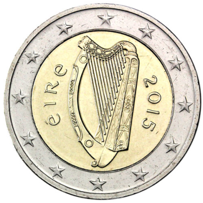 Irland-2-Euro-2015-Keltische-Harfe-RS