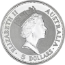Australien-1-Unze-Silber-1991---1-Dollar-Kookaburra-VS