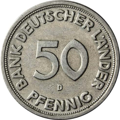 50-Pfenning-1949-BANK-DEUTSCHER-LÄNDER--D