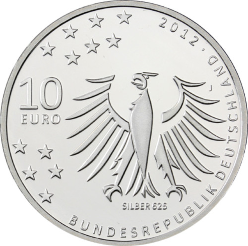 Gedenkmünze Deutschland 10 Euro 2012 PP Gerhard Hauptmann