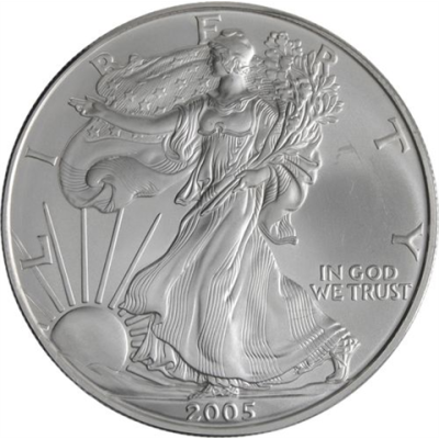 USA-1 Dollar-2005-AGstgl-Silver Eagle-RS