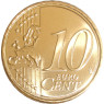 Belgien  10  Cent 2008 König Albert II.