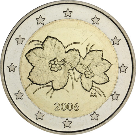 Finnland-2Euro-2006-Moltebeere-RS