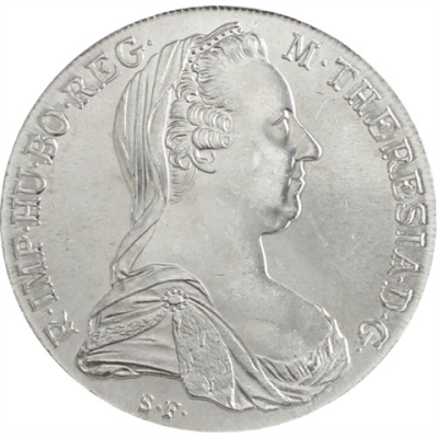 Österreich-1Taler-1780-Ag-Marien-Theresien-Taler-Silber-RS
