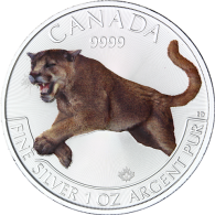 Kanada 5 Dollars 2016 Stgl. Puma in Farbe 1