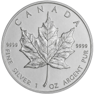 Kanada-5-Dollar-1994-1-Unze-Silber-Maple-Leaf-RS