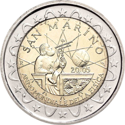 San-Marino-2-Euro-2005-Physik-Galileo-RS