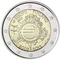 Finnland 2 Euro 2012 bfr. 10 Jahre Euro Bargeld
