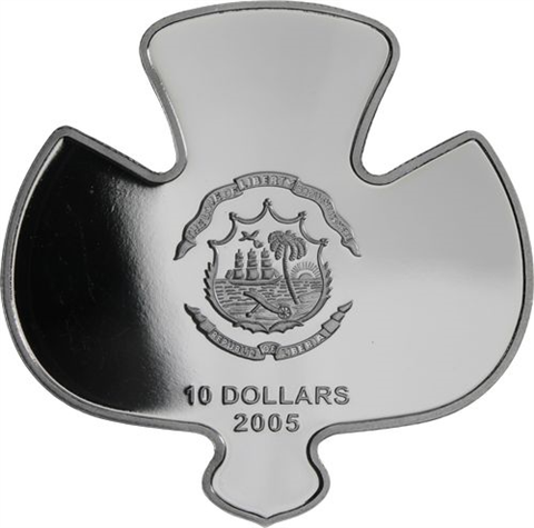 Liberia-10 Dollar-2005-AGpp-Sede Vacante-RS