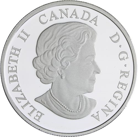 Kanada-20 Dollar-2014-AG-Caribou-Farbe-RS