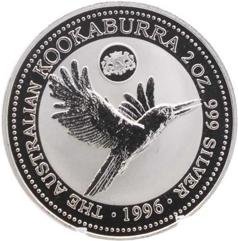 Australien-2 Dollar-1996-AG-Kookaburra Privy Mark-Etui