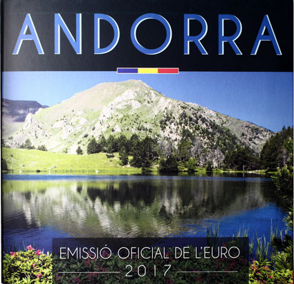 Euro Kursmünzensatz aus Andorra von 2017